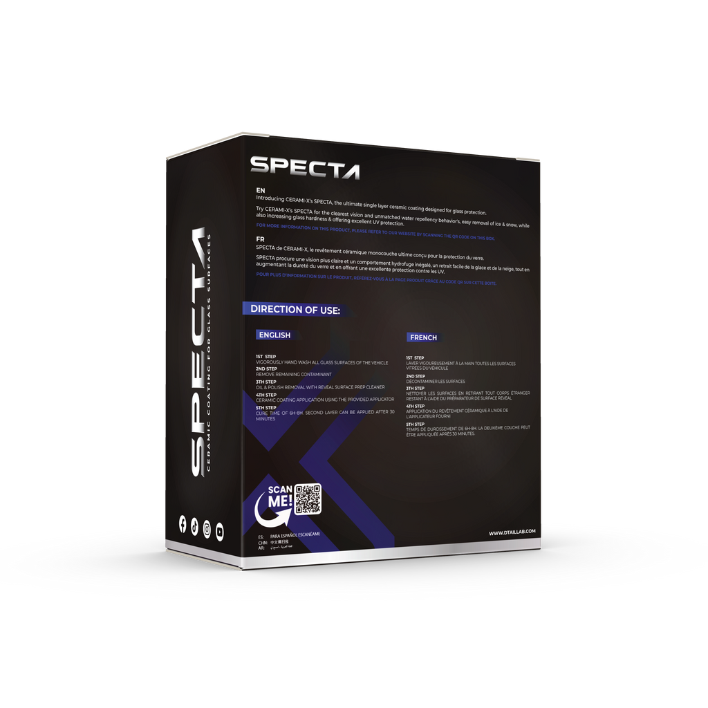 CERAMI-X SPECTA Ceramic Coating for Glass - CERAMIC COATING - D-Tail Lab