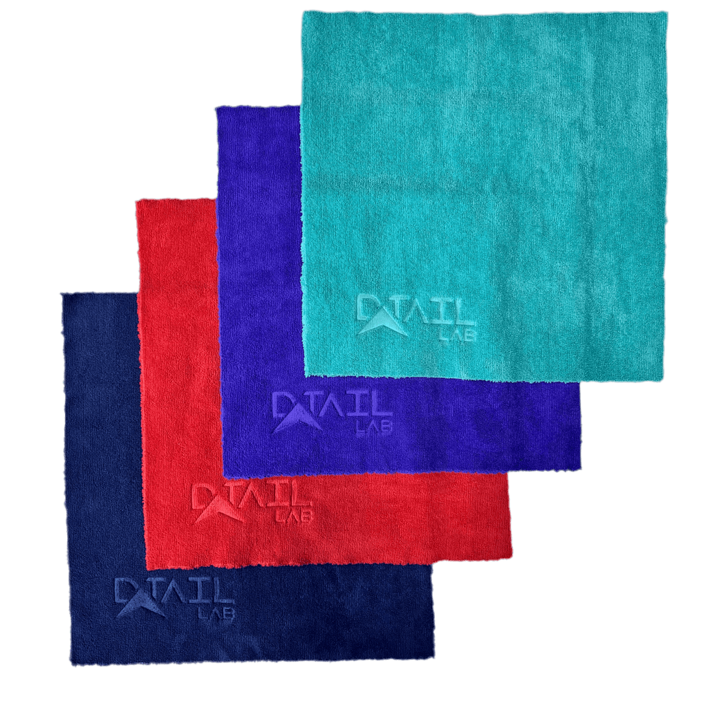 Edgeless 420 GSM Microfiber Towels  (4-colors-12-pcs) - MICROFIBER, CHAMOIS AND OTHER TOWELS - D-Tail Lab