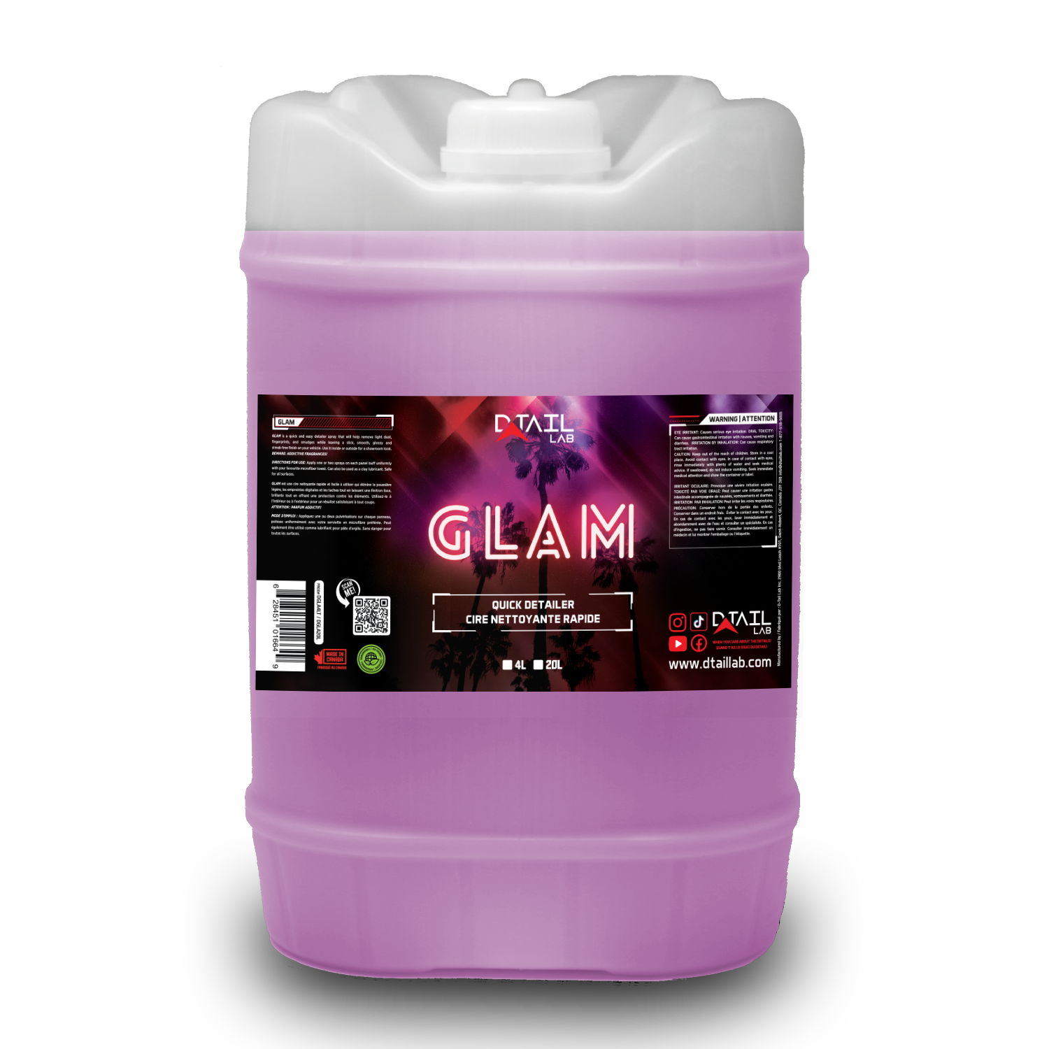 GLAM Quick Wax Detailer - PAINT PROTECTION & WAX - D-Tail Lab