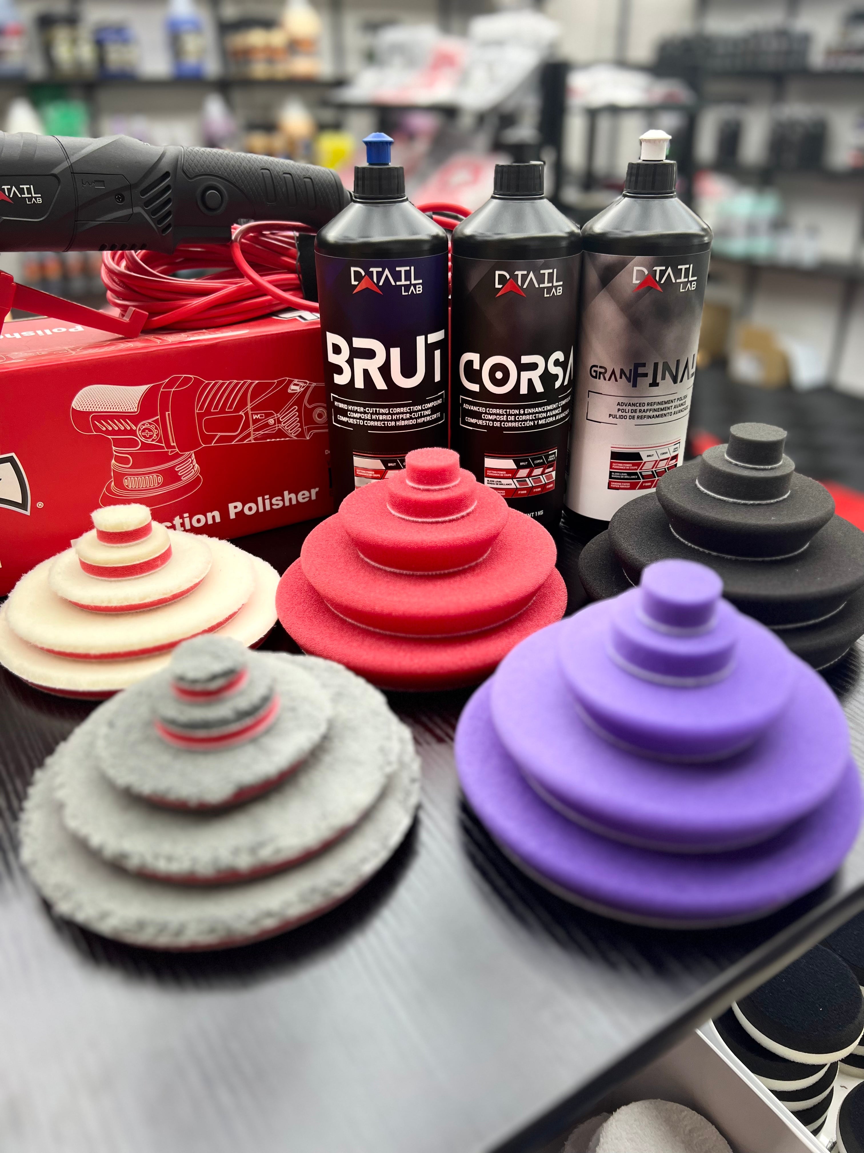 MARVEL X-TRA Cutting Red Foam Pad - POLISHING PADS - D-Tail Lab