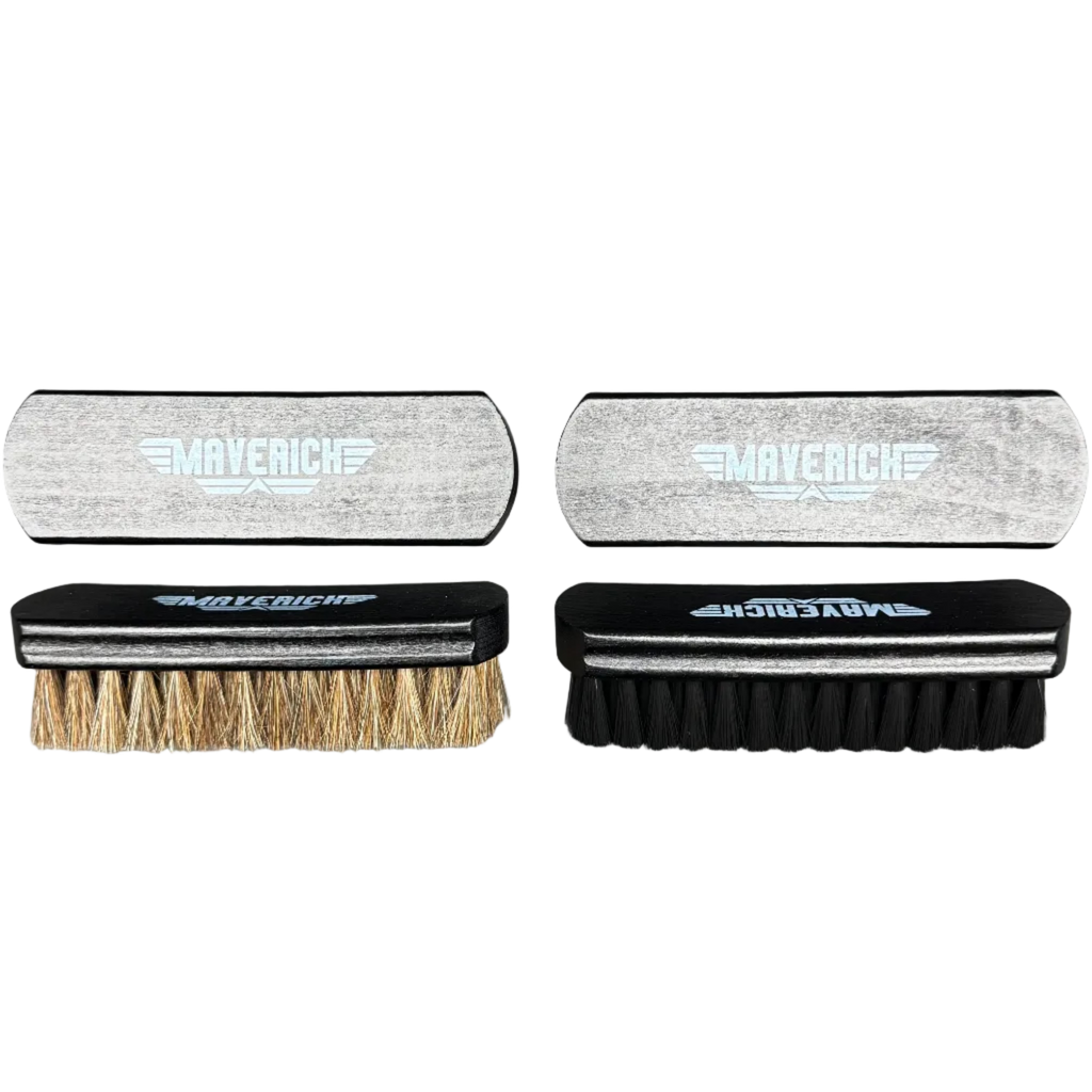 MAVERICK Leather & Fabric Brush Set - 2 PCS - BRUSHES - D-Tail Lab