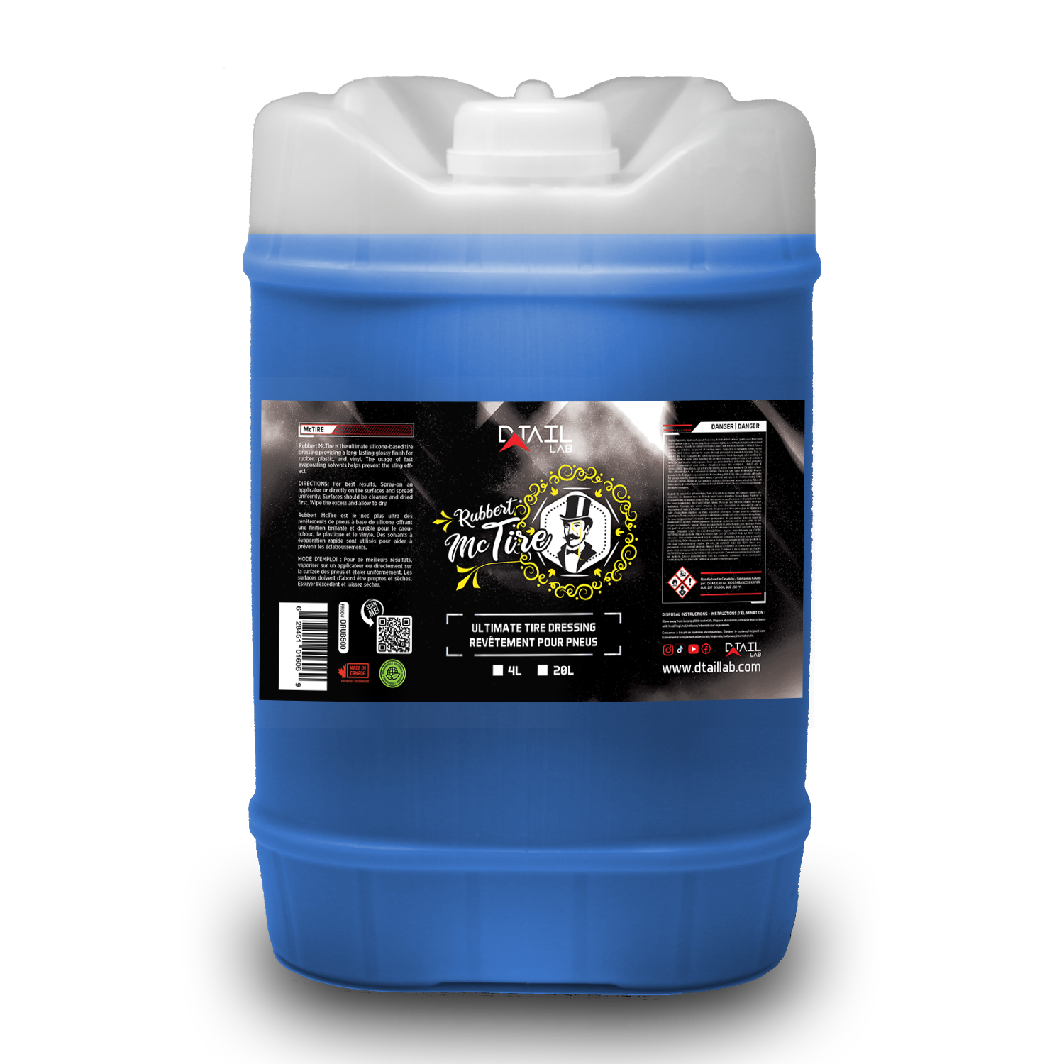 Mr. RUBBERT McTIRE Ultimate Tire Dressing - PLASTIC, RUBBER, VINYL & TIRE - D-Tail Lab