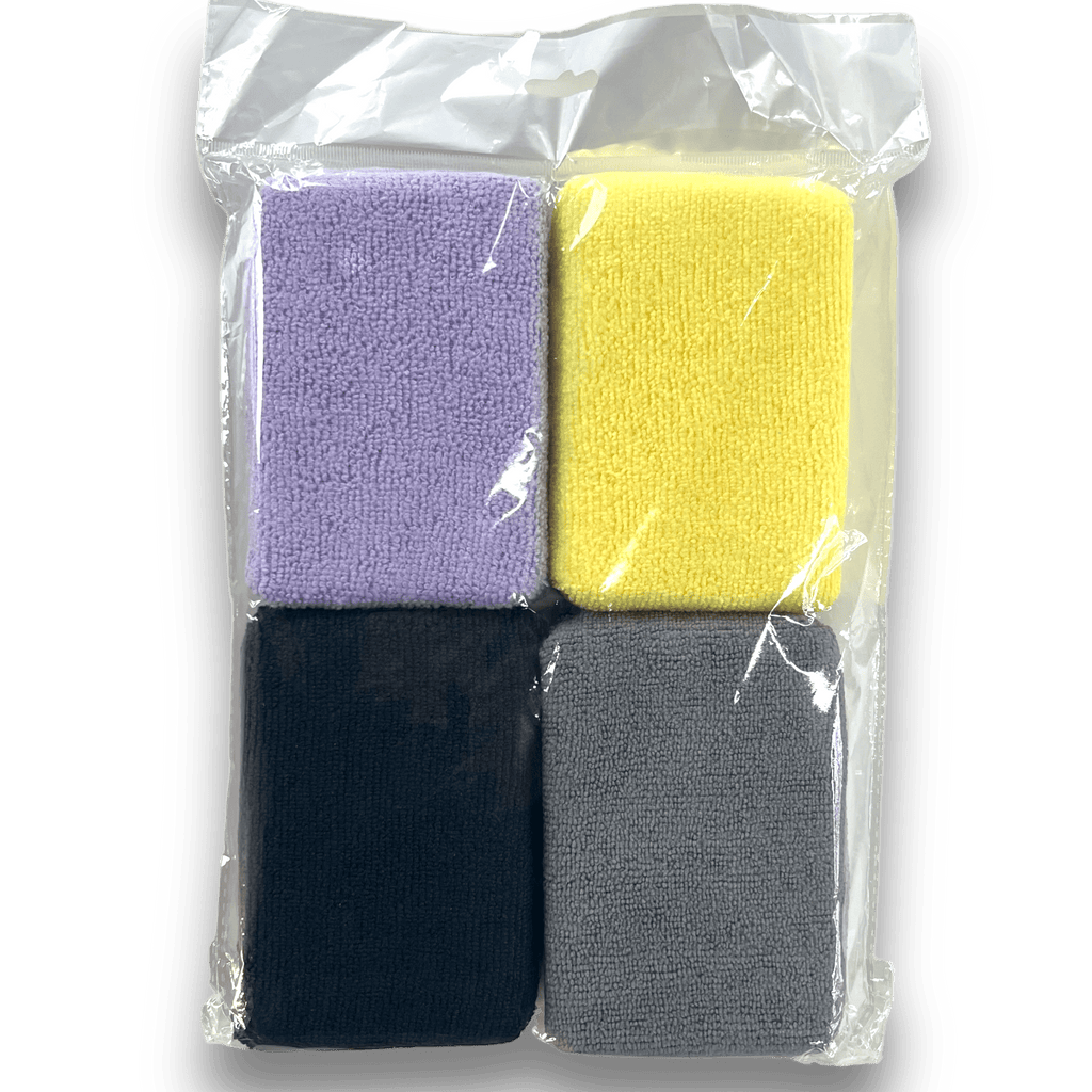 Multi-purposes Microfiber Block Applicator (4-color-pack) - APPLICATORS - D-Tail Lab
