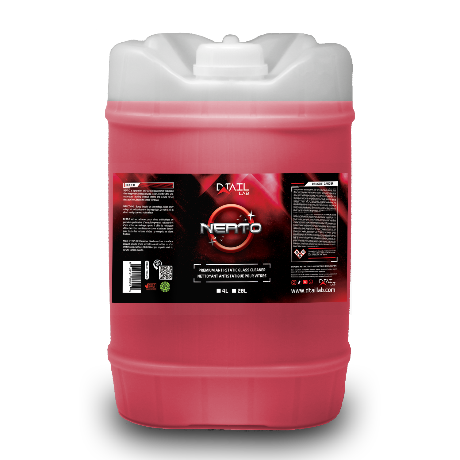 NEAT-O Premium Anti-Static Glass Cleaner - GLASS - D-Tail Lab