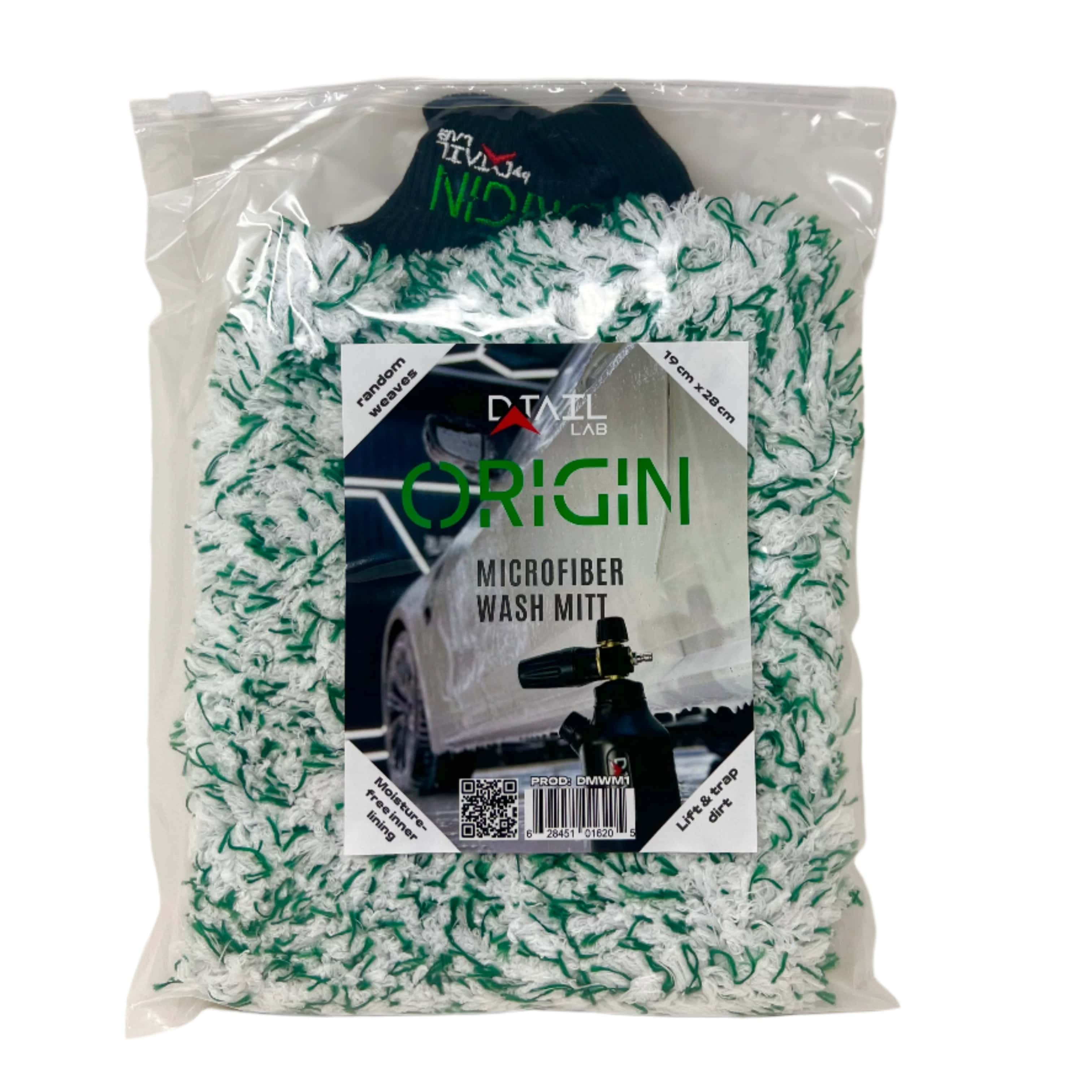 ORIGIN Microfiber Wash Mitt - APPLICATORS, SPONGES & WASH MITTS - D-Tail Lab