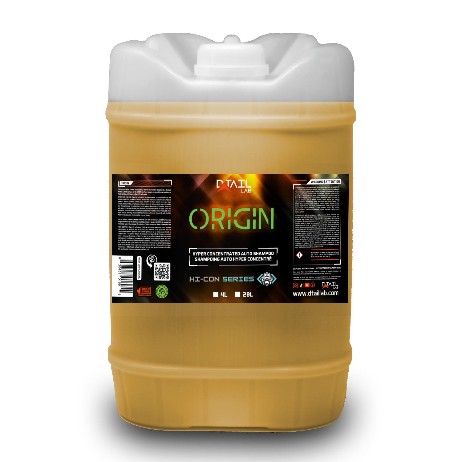 ORIGIN Ultimate Detailing Shampoo - HI-Con Series - SOAPS & SHAMPOOS - D-Tail Lab