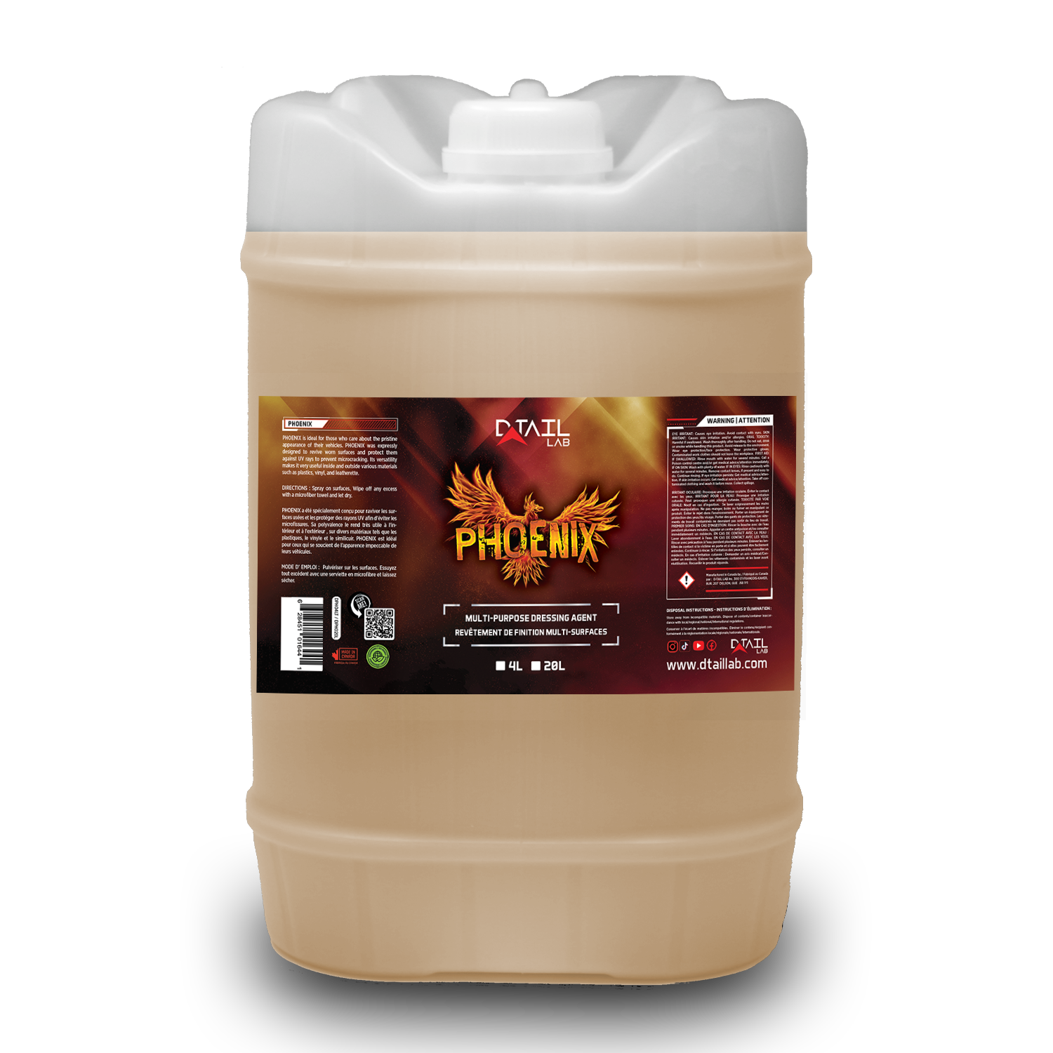 PHOENIX Multi-Purpose Dressing Agent - PLASTIC, RUBBER, VINYL & TIRE - D-Tail Lab