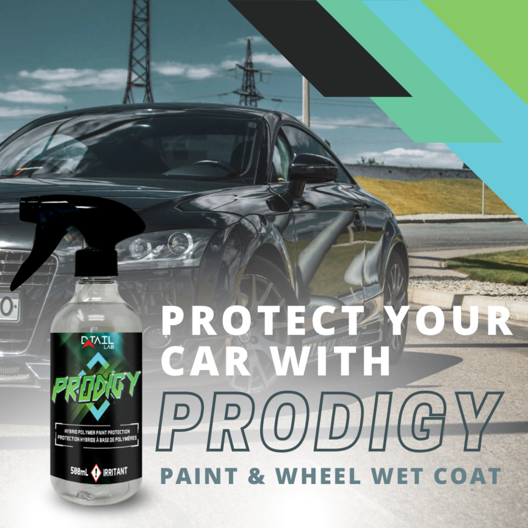 PRODIGY - Hybrid SiO2 Wet Coat Sealant - PAINT PROTECTION & WAX - D-Tail Lab
