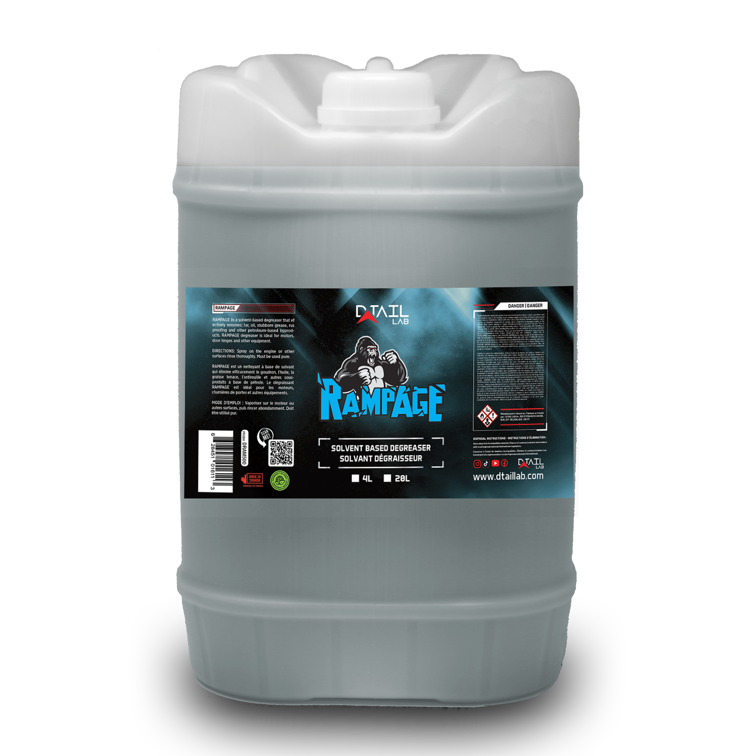 RAMPAGE Tar & Bitumen Remover - SOLVENT & DEGREASERS - D-Tail Lab