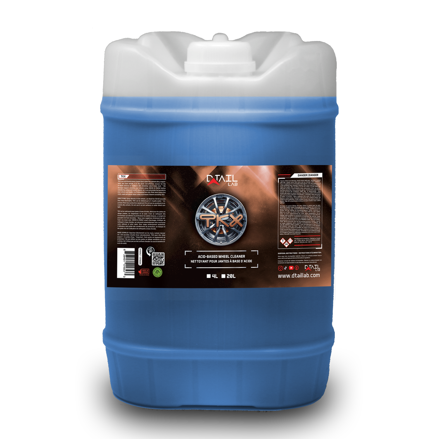 TKX Acid-based Wheel Cleaner - WHEEL CLEANERS - D-Tail Lab