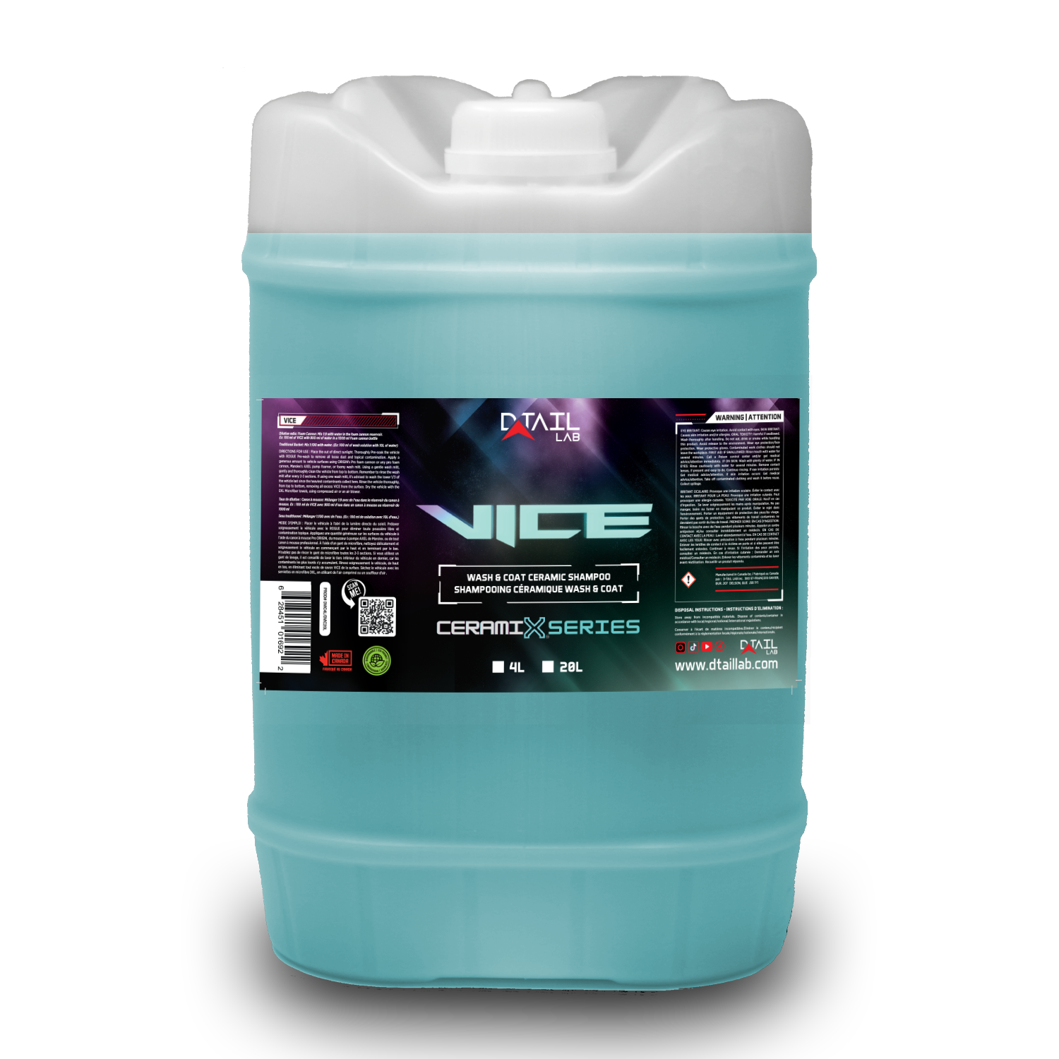 VICE Wash & Coat Ceramic Shampoo - SOAPS & SHAMPOOS - D-Tail Lab